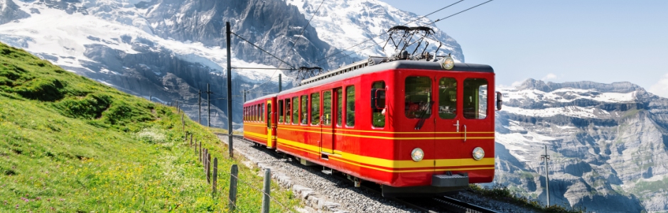Switzerland Αλπικό τρένο Banner