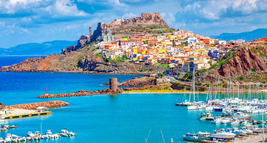 Castelsardo,Town,And,Port,In,Sardinia,,Province,Of,Sassari,,Italy.